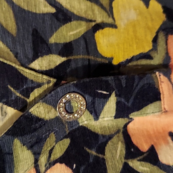 Chico's One Of Kind Bling Ring Tropical Floral Dress & Cardigan Set NWT 3 16 - Picture 8 of 10